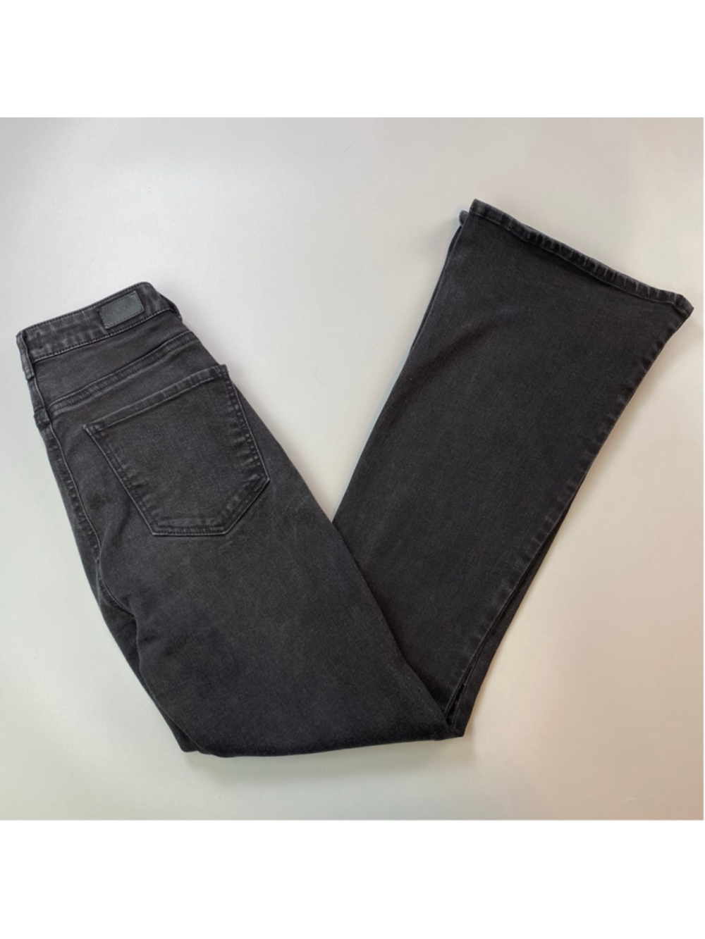 NAF NAF Jeans Black 6 High Rise Flare Boho Chic Retro Vibe Elevated Casual Cute